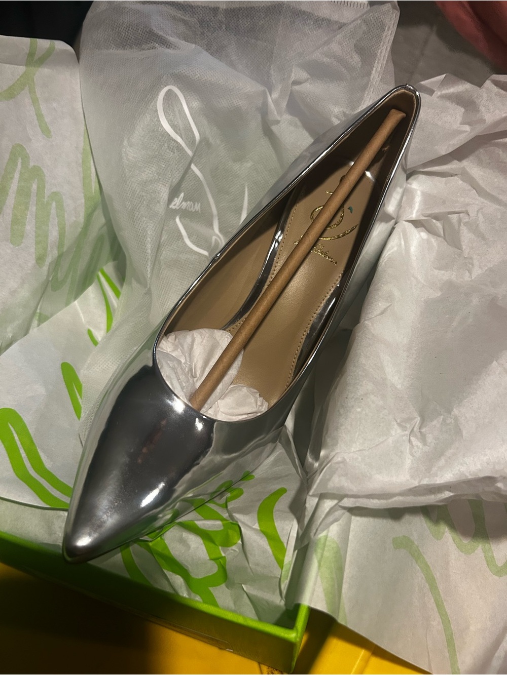 Sam Edleman Silver Pointed-Toe Stiletto Pump - Women - Picture 5 of 7